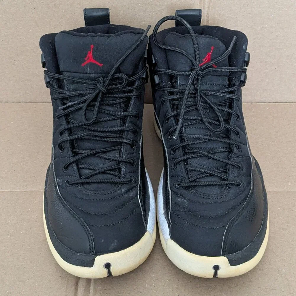 Jordan 12 Retro Shoes Mens Size 8 Flu Game 130690-004 Basketball Sneakers